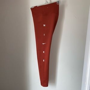 Nike burnt Orange full length leggings